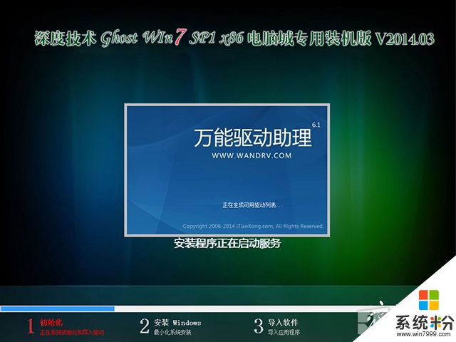深度技術 GHOST WIN7 SP1 X64 裝機穩定版 V2015.04（64位）