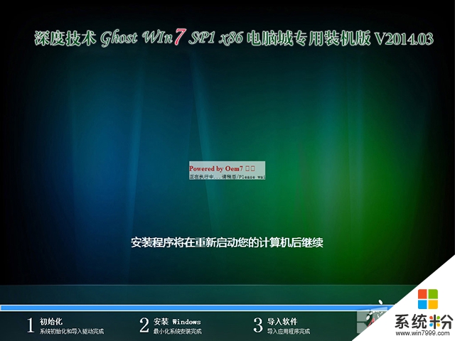 深度技術 GHOST WIN7 SP1 X64 裝機穩定版 V2015.04（64位）