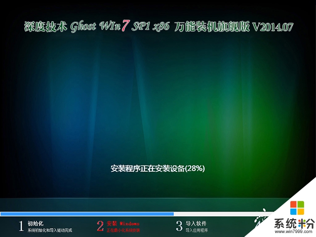 深度技術 GHOST WIN7 SP1 X86 萬能裝機旗艦版 V2014.07