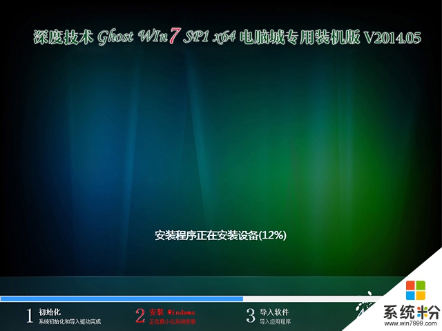 深度技術 Ghost Win7 Sp1 X64 電腦城裝機旗艦版 V2014.05