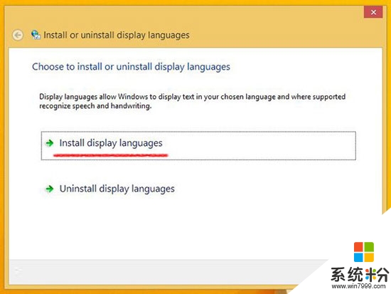 win8.1中文版系统改英文版怎么设置，步骤3
