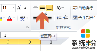 excel2010设置数值左右、垂直上下居中，步骤5