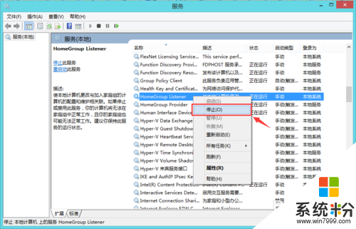 w8.1删除桌面家庭组图标的最佳方法，步骤7.1