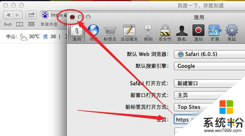 mac电脑浏览器主页怎么设置锁定，步骤7