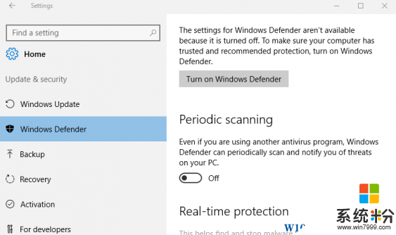 Win10 14352支持内置Windows defender和第三方杀毒软件同时防护(1)