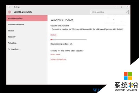 Win10更新10586.71(KB3124262)卡在30%怎么办？解决方法(1)