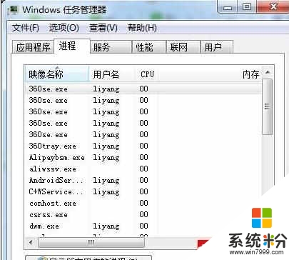 win7系统怎么查看cpu使用率2