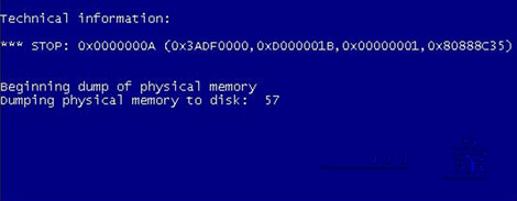 win7 32位系统显示蓝屏提示代码为0x0000000A怎么办 win7 32位系统显示蓝屏提示代码为0x0000000A怎么解决