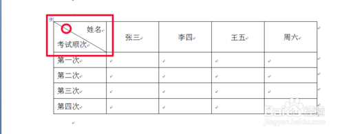 word表格一個單元格斜線分成兩格的方法 word表格格斜線怎麼使用