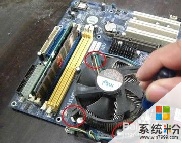 拆下電腦CPU風扇的步驟 如何拆下電腦CPU風扇