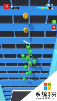 屋顶冲浪app是一款3D卡通精致画风的趣味跑酷手机游戏，屋顶冲浪游戏中玩家可以在城市的各个屋顶上方跑酷冲刺，玩家只需点击屏幕即可操控角色跳跃奔跑，飞跃一栋又一栋的高楼，在享受屋顶冲浪的同时，还要记得收集更多的金币。