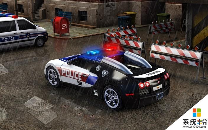 警车模拟器2019停车场游戏:免费游戏警察3d