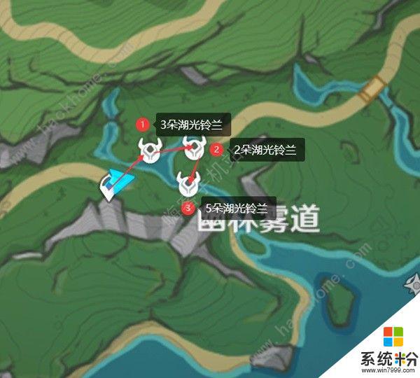 最新原神湖光铃兰采集路线攻略