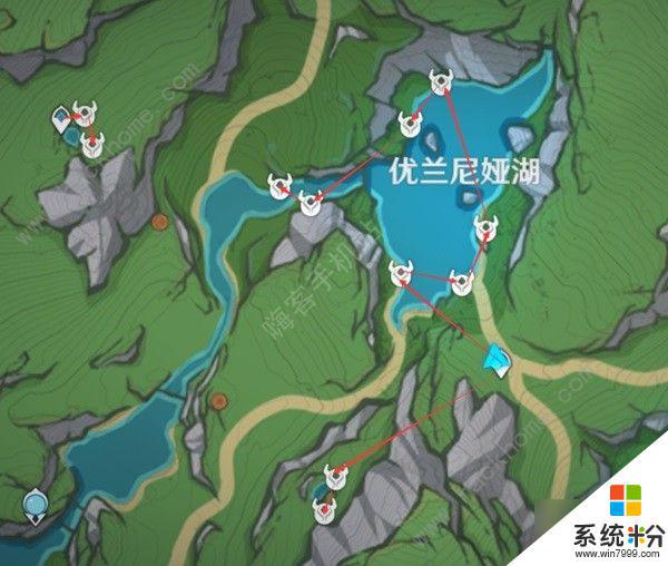 最新原神湖光铃兰采集路线攻略