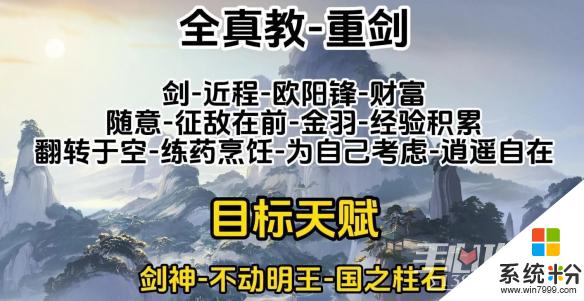 射雕手遊天賦怎麼選擇