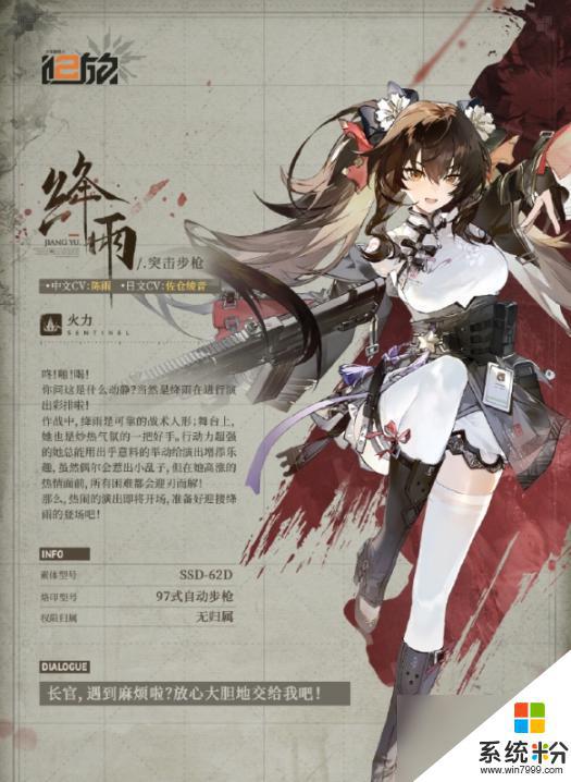 少女前线2追放绛雨全角色图鉴