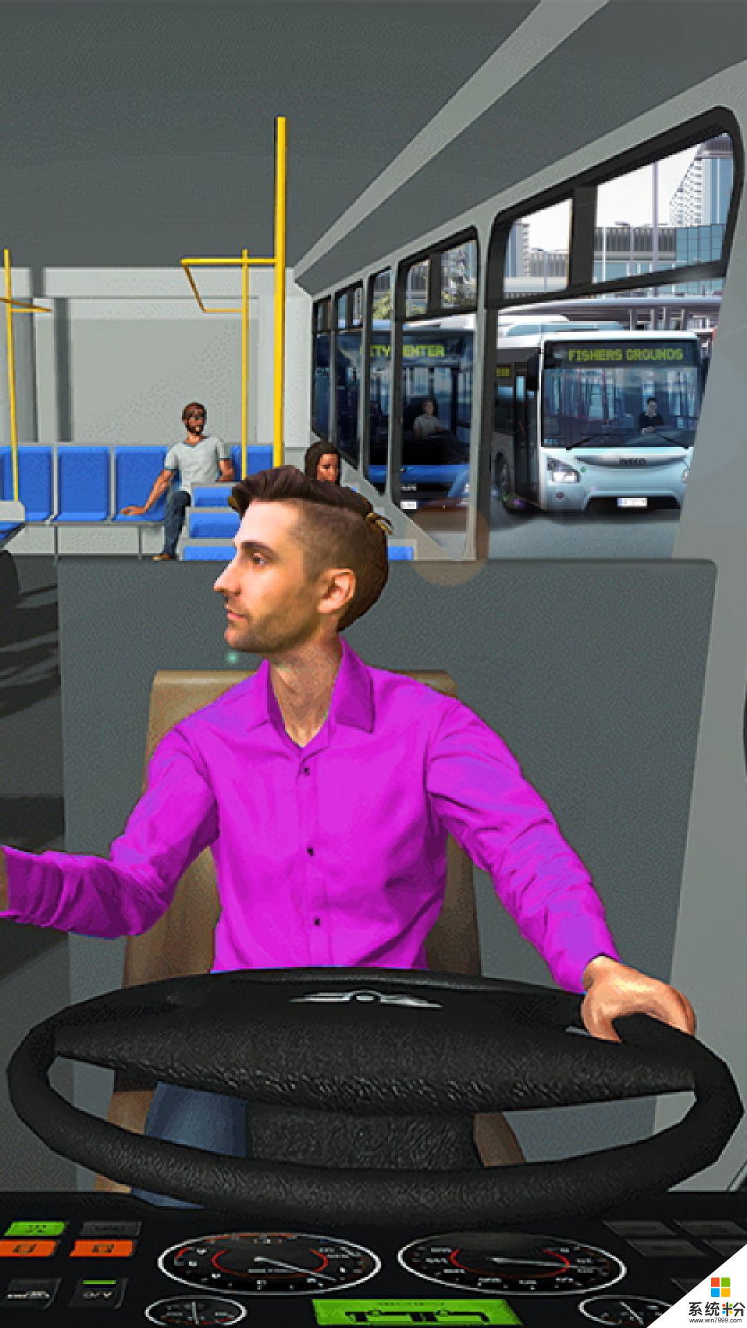 城市巴士公交車駕駛模擬器2021