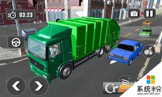 垃圾車和垃圾車司機駕駛遊戲