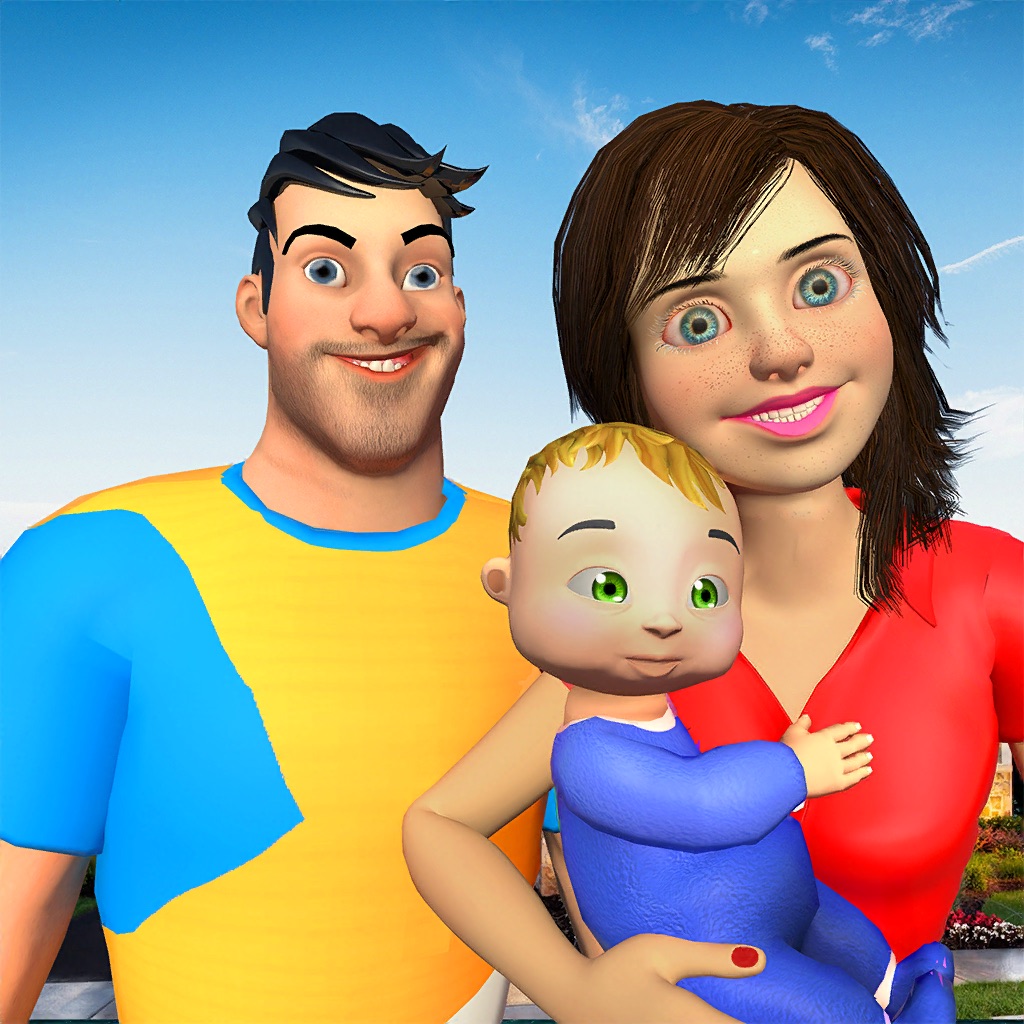 超級媽媽幸福的家庭模擬