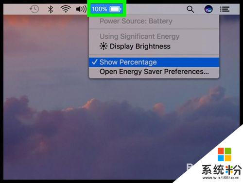 macbook显示电池电量 如何在Mac电脑上显示电池剩余电量百分比