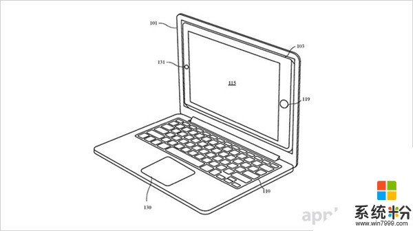 苹果脑洞大开的新专利曝光：iPhone/iPad秒变笔记本！(2)