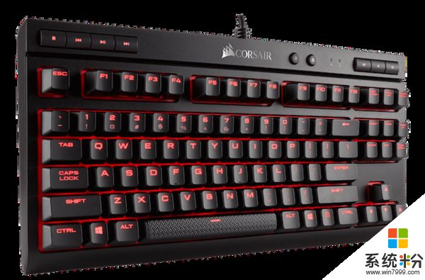 海盜船推K63 Cherry MX Red遊戲機械鍵盤 十鍵無衝(2)