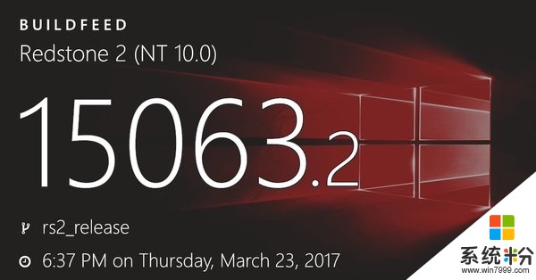 Windows 10新版15063.2发布：99%正式