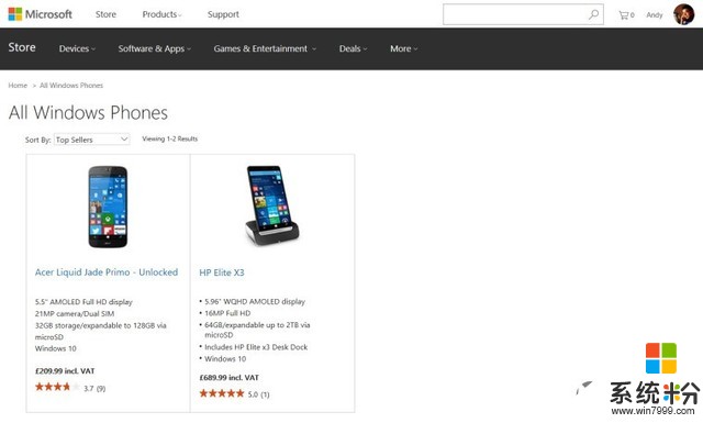 微软英国下架Lumia手机 仅2款Win10手机(2)