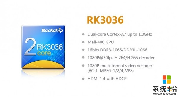瑞芯微推多屏互动芯片RK3036 采用Cortex-A7架构(2)