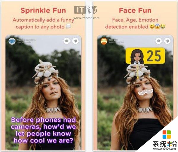 微软推出iPhone相机程序Sprinkles：自动为照片加标题(1)