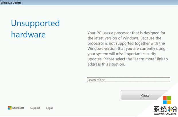 微软封堵Kaby Lake与Ryzen平台用户的Windows 7/8.1系统更新(1)