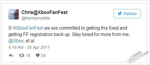 微软E3 2017粉丝盛典注册出现问题 将择日重来(3)