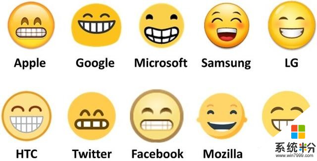 手机厂商emoji表情大不同：苹果经典，三星滑稽，微软有点丑(2)