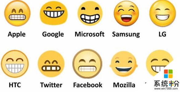 谁是你的emoji表情之首? 苹果经典, 三星滑稽, 微软却辣么丑(1)