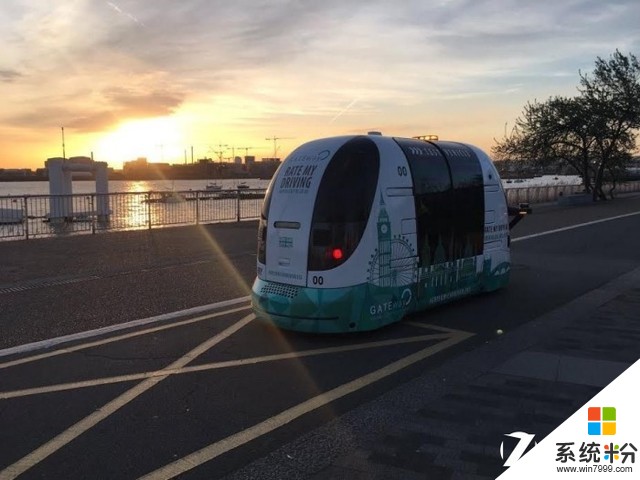 倫敦完成無人駕駛公交車首次測試目標(1)