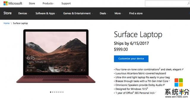微軟Surface Laptop筆記本電腦在20個國家開啟預售(2)