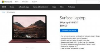 微軟Surface laptop首批上市地區公布 中國大陸無望(1)