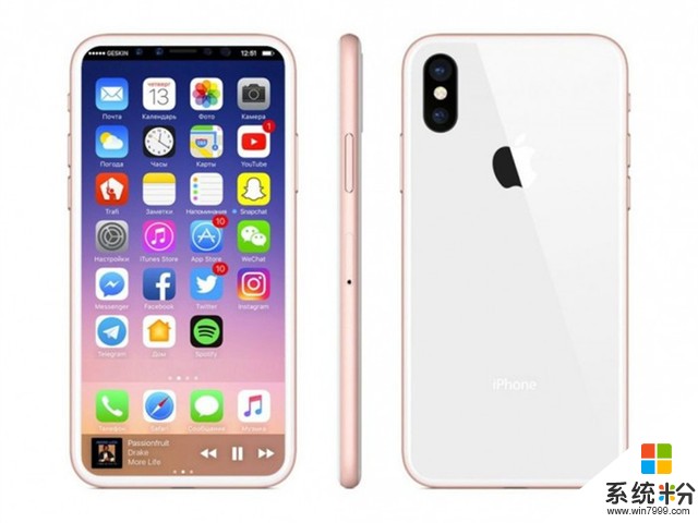 传iPhone 8再次增加新配色：玫瑰金+白色