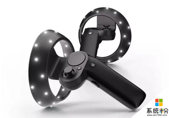 微软发布了自己的VR手柄，很像Oculus与Vive手柄的混合版 