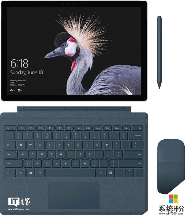 微软Surface Pro 4(2017)键鼠笔配件颜色曝光：墨绿色/深酒红/亮铂金/水鸭蓝(1)