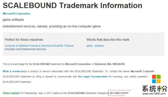 微软申请“Scalebound”商标延期获批 《龙鳞化身》或重启(2)