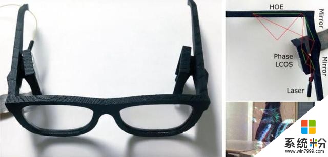 微软又一款AR眼镜原型曝光: 近眼显示器直投全息影像