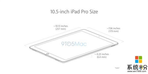 外媒：10.5寸iPad Pro保留Home键 不采用无边框设计(8)