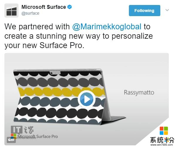 Surface Pro(2017)换新衣：微软联合芬兰公司Marimekko订制贴纸(1)