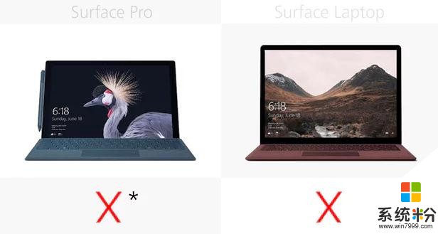 规格参数对比：Surface Pro2017vsLaptop(9)