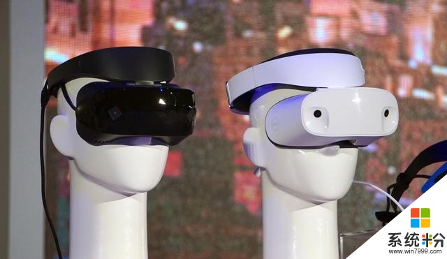 微软展示华硕和戴尔打造的 Windows VR 头戴设备