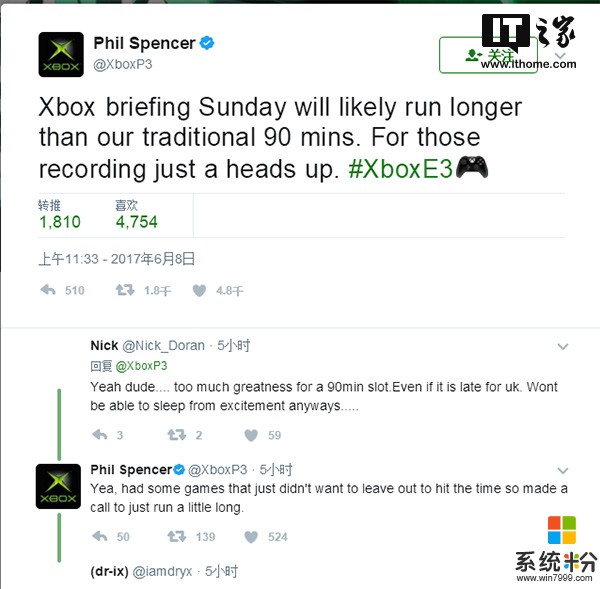 Xbox老大：今年微软E3发布会将超90分钟(1)