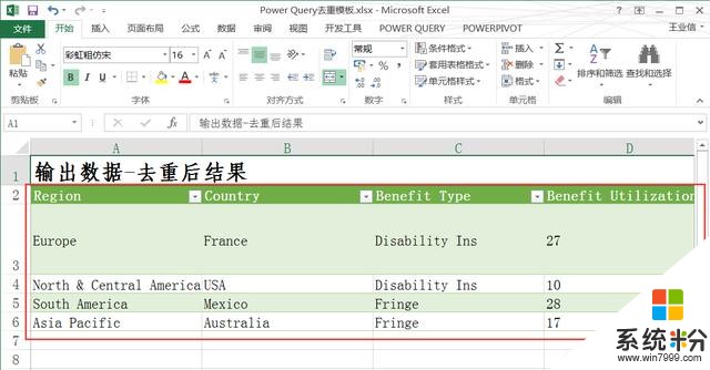 微软Excel Power Query，一次搞定数据去重！(5)