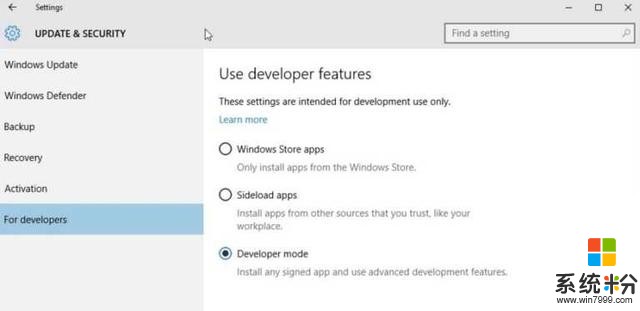 无需启用开发模式啦 Windows 10上直接运行Linux(2)