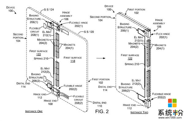 Surface Phone新专利曝光：双屏+铰链设计，1秒变平板(2)